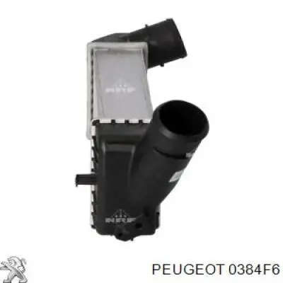 Купити 0384F6 Peugeot/Citroen Радіатор интеркуллера