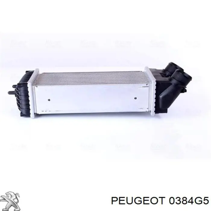 0384G5 Peugeot/Citroen радіатор интеркуллера