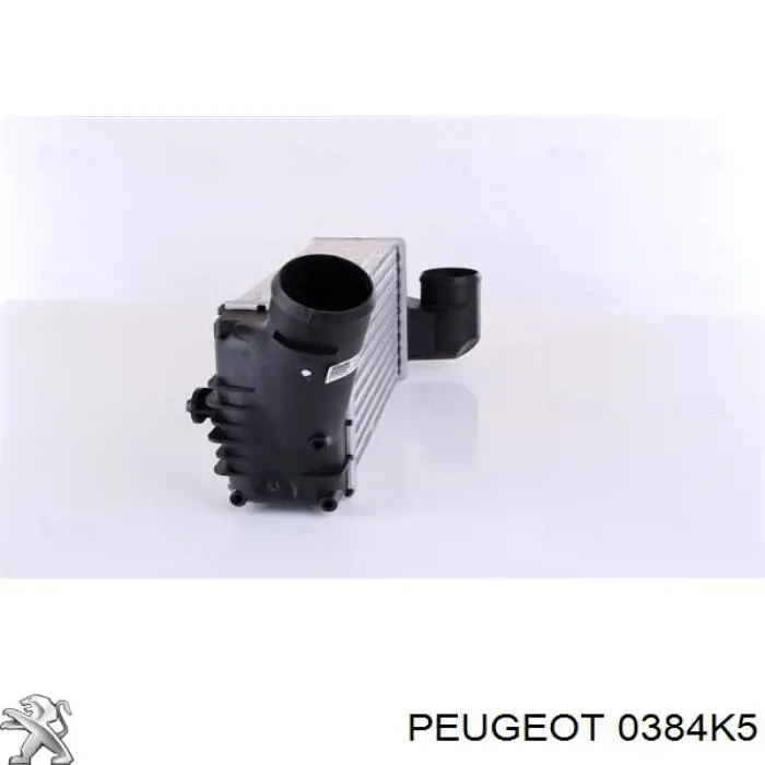 0384K5 Peugeot/Citroen радіатор интеркуллера