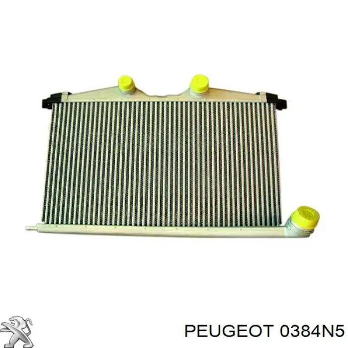 0384N5 Peugeot/Citroen радіатор интеркуллера