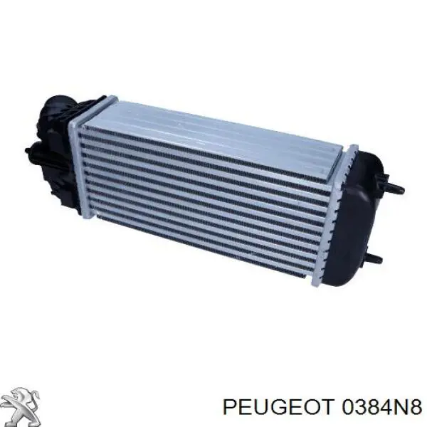 Купити 0384N8 Peugeot/Citroen Радіатор интеркуллера