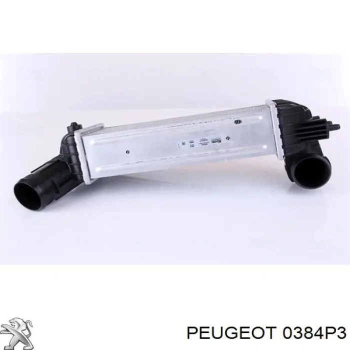 0384P3 Peugeot/Citroen радіатор интеркуллера