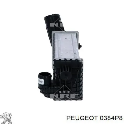 Купити 0384P8 Peugeot/Citroen Радіатор интеркуллера