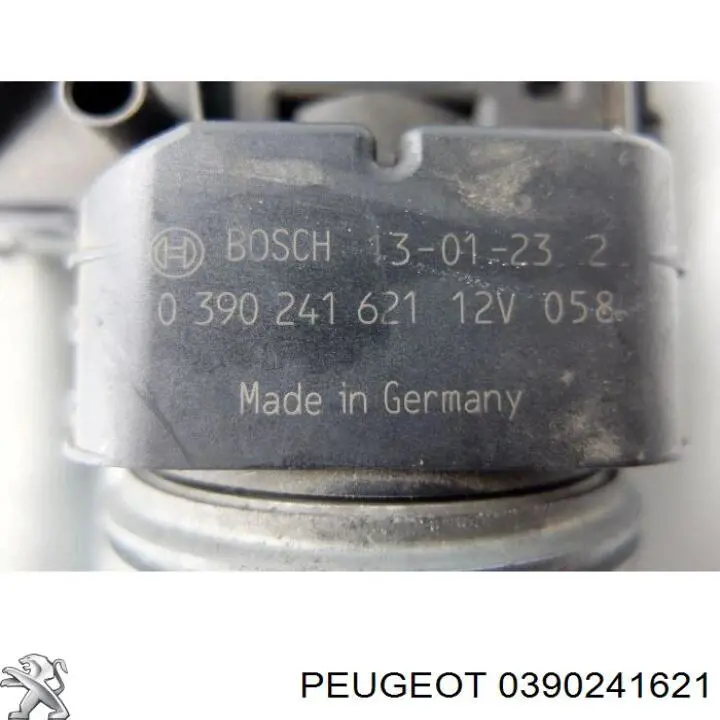 0390241621 Peugeot/Citroen двигун склоочисника лобового скла (трапеції)