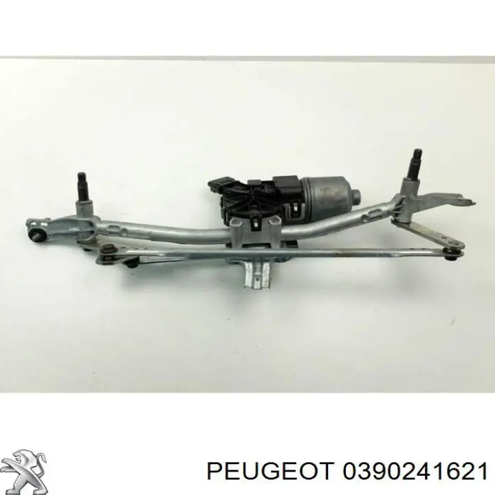 Двигун склоочисника лобового скла (трапеції) 0390241621 Peugeot/Citroen