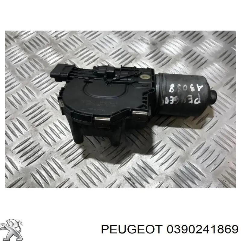 Двигун склоочисника лобового скла (трапеції) 0390241869 Peugeot/Citroen