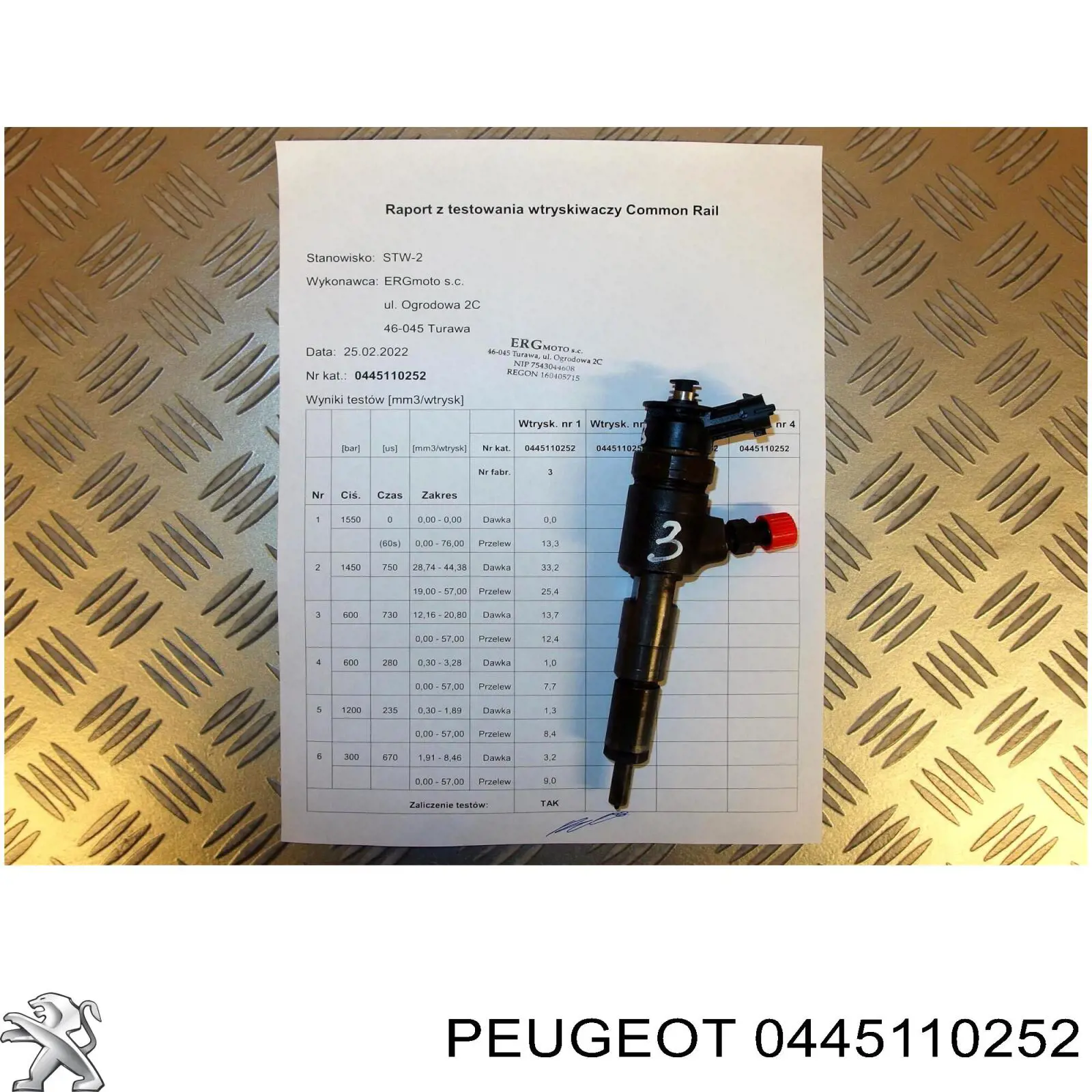 Форсунка паливна Peugeot/Citroen 0445110252 ціна, від 33.75 USD