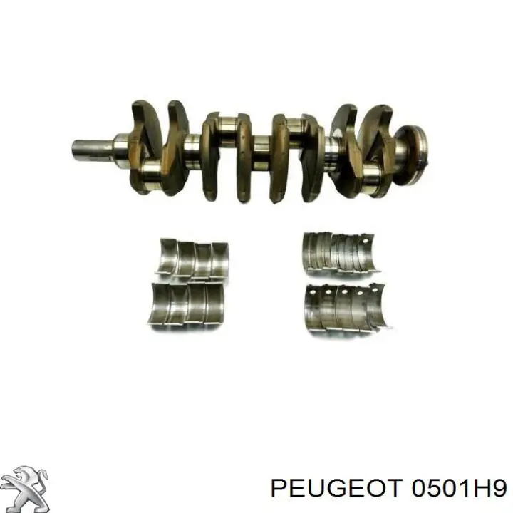 0501H9 Peugeot/Citroen Колінвал двигуна