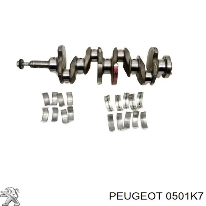 0501K7 Peugeot/Citroen Колінвал двигуна