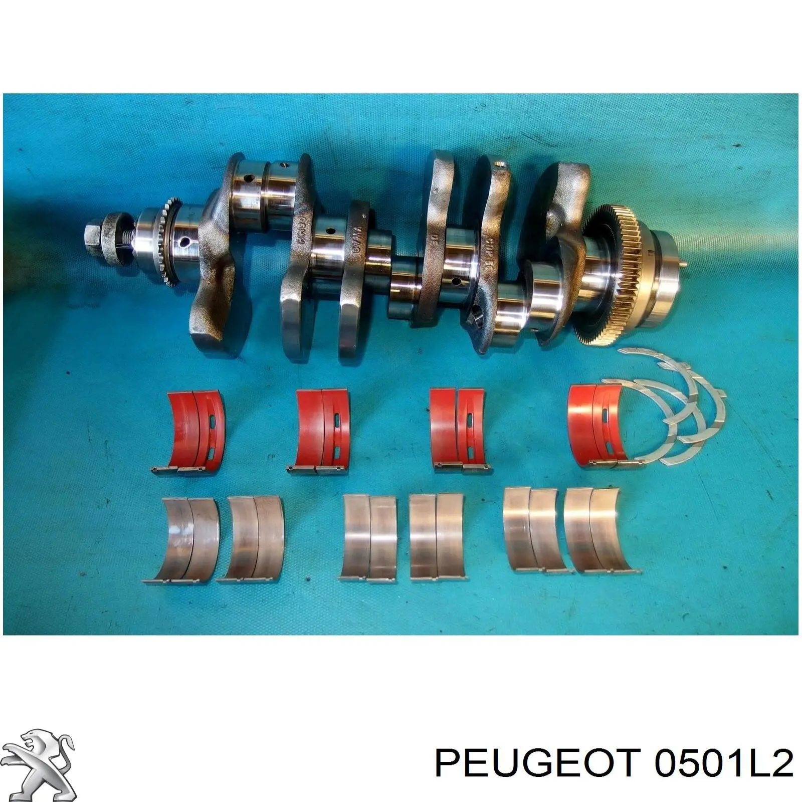 0501L2 Peugeot/Citroen Колінвал двигуна