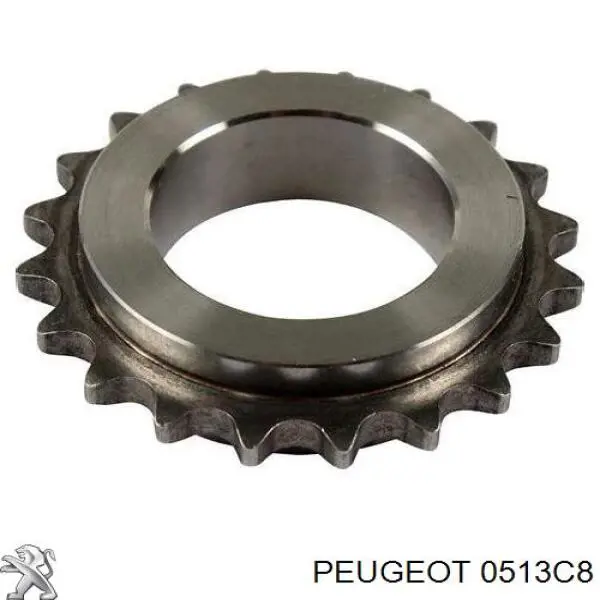 0513C8 Peugeot/Citroen зірка-шестерня приводу коленвалу двигуна