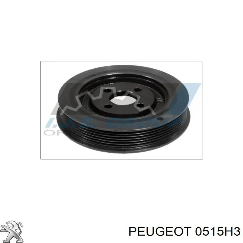 0515H3 Peugeot/Citroen Демпфер колінвалу