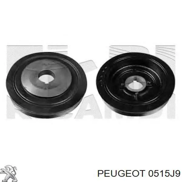 Купити 0515J9 Peugeot/Citroen Шків колінчастого вала