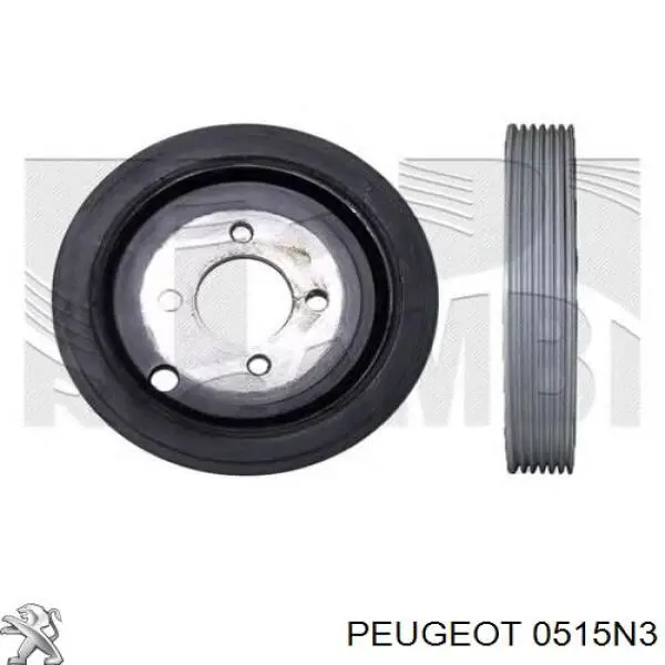 0515N3 Peugeot/Citroen шків колінвала