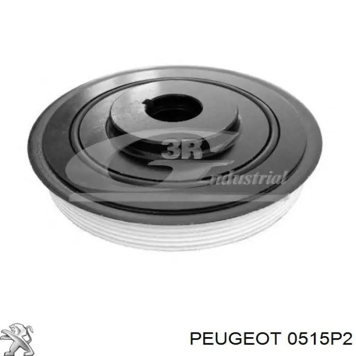 0515P2 Peugeot/Citroen Демпфер колінвалу