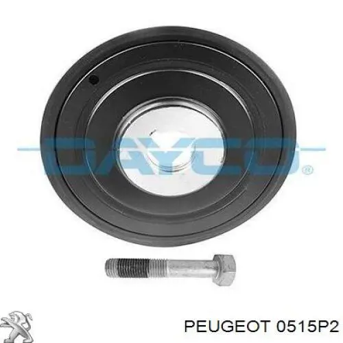 Купити 0515P2 Peugeot/Citroen Шків колінчастого вала