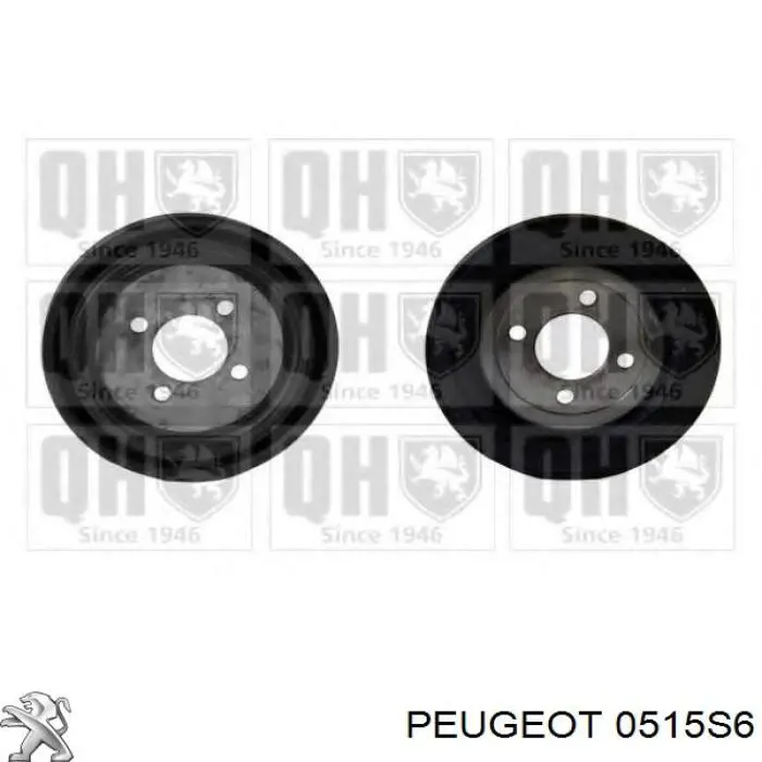 Купити 0515S6 Peugeot/Citroen Шків колінчастого вала