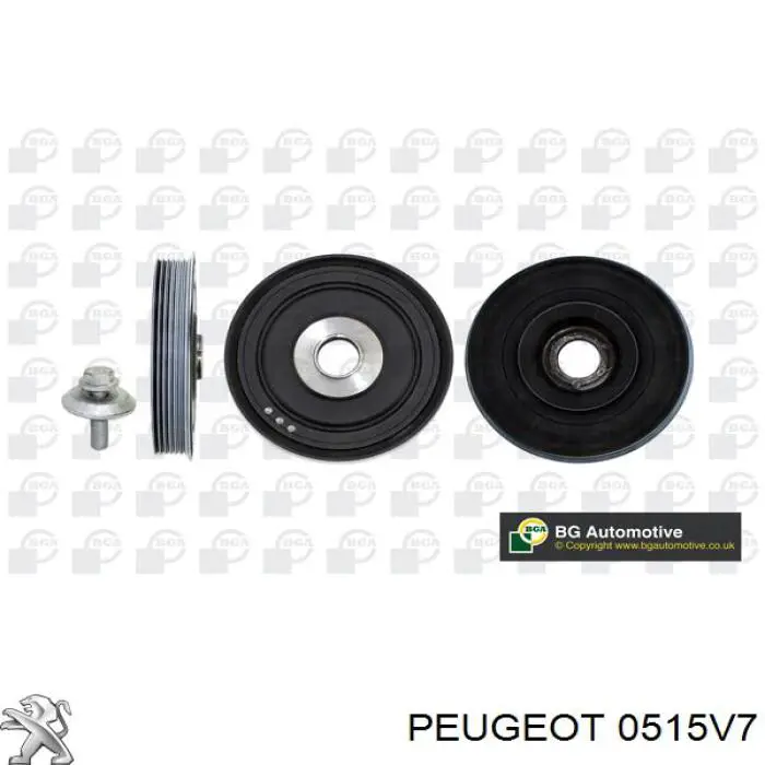 Шків колінвала (демпфер ) Peugeot/Citroen 0515V7 ціна, від 66.30 USD