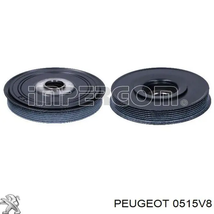 Купити 0515V8 Peugeot/Citroen Шків колінчастого вала