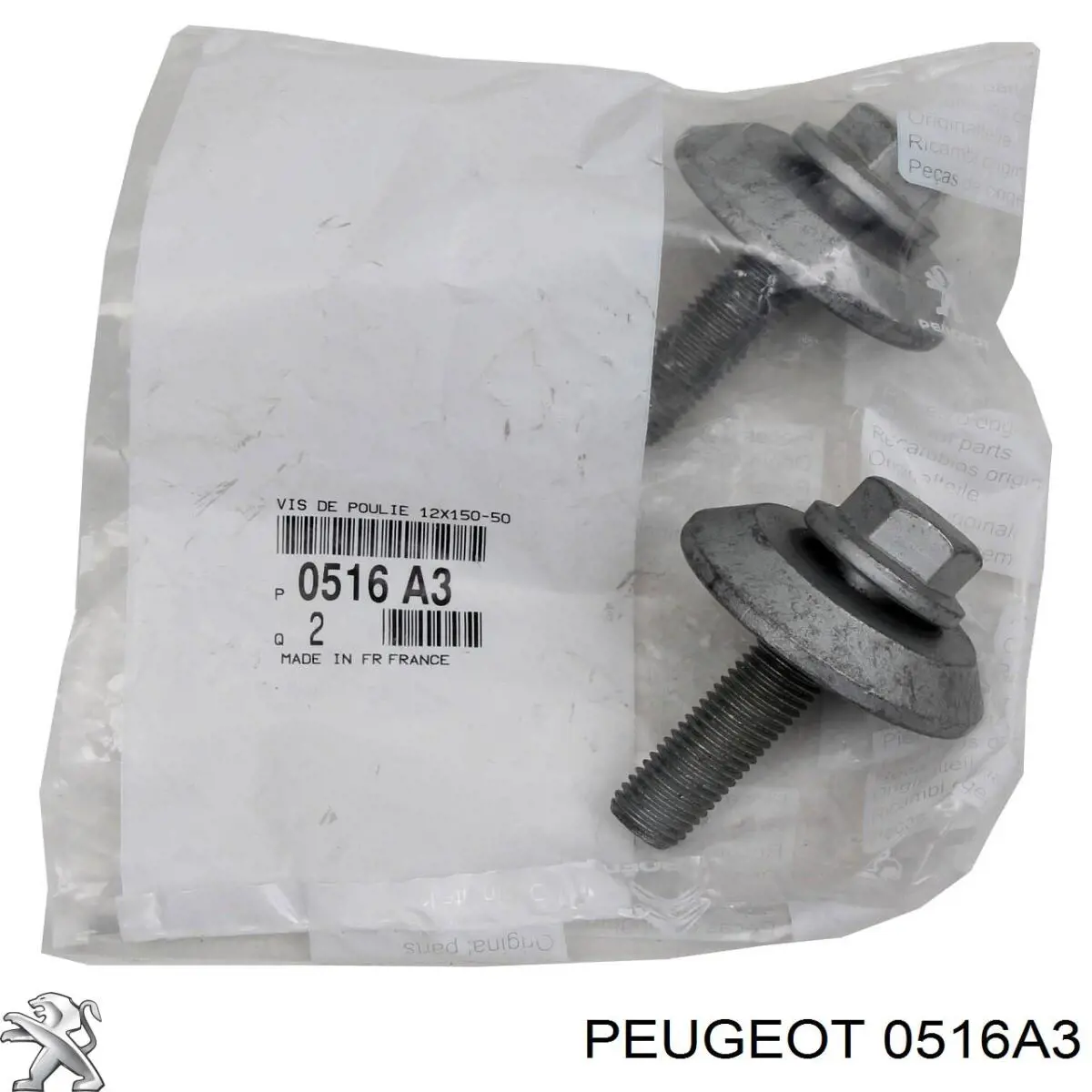 Купити 0516A3 Peugeot/Citroen Болт колінвалу