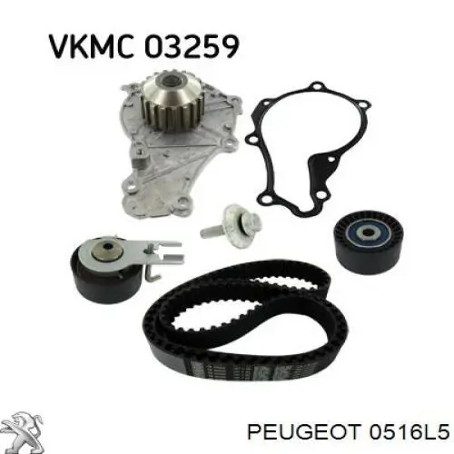 Болт колінвалу Peugeot/Citroen 0516L5 ціна, від 8.64 USD