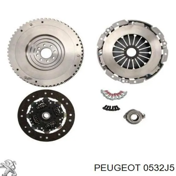 Купити 0532J5 Peugeot/Citroen Маховик із зубчастим ободом в зборі