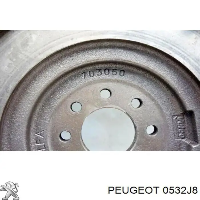 0532J8 Peugeot/Citroen Демпферний маховик