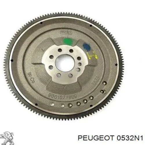 Маховик двигуна Peugeot 206 (2A/C) (Пежо 206)