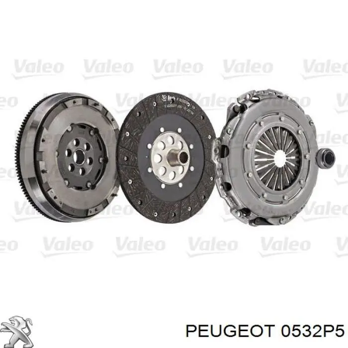 Комплект зчеплення (3 частини) Peugeot/Citroen 0532P5 ціна, від 236.74 USD