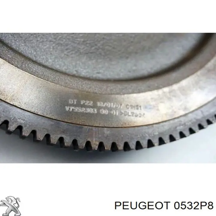 0532P8 Peugeot/Citroen Демпферний маховик