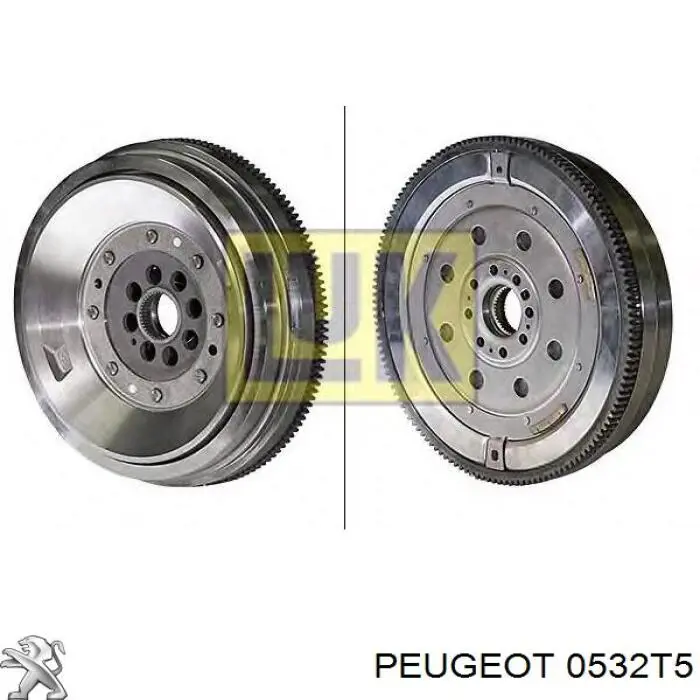 0532T5 Peugeot/Citroen маховик двигуна