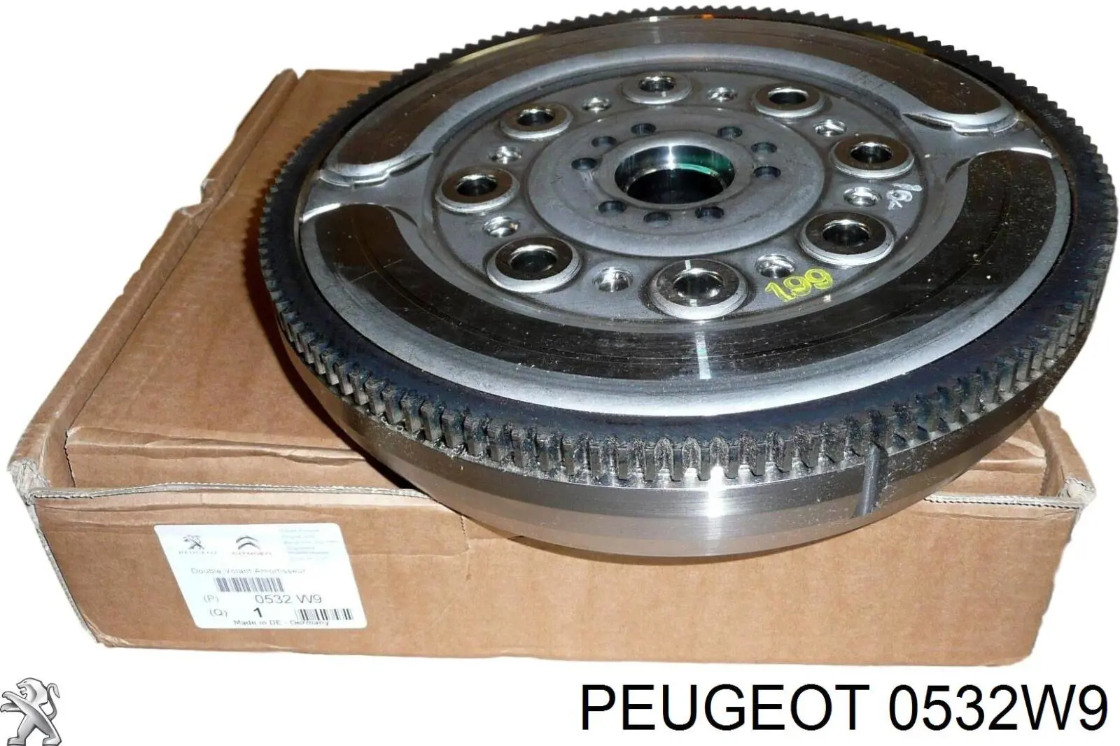 0532W9 Peugeot/Citroen маховик двигуна