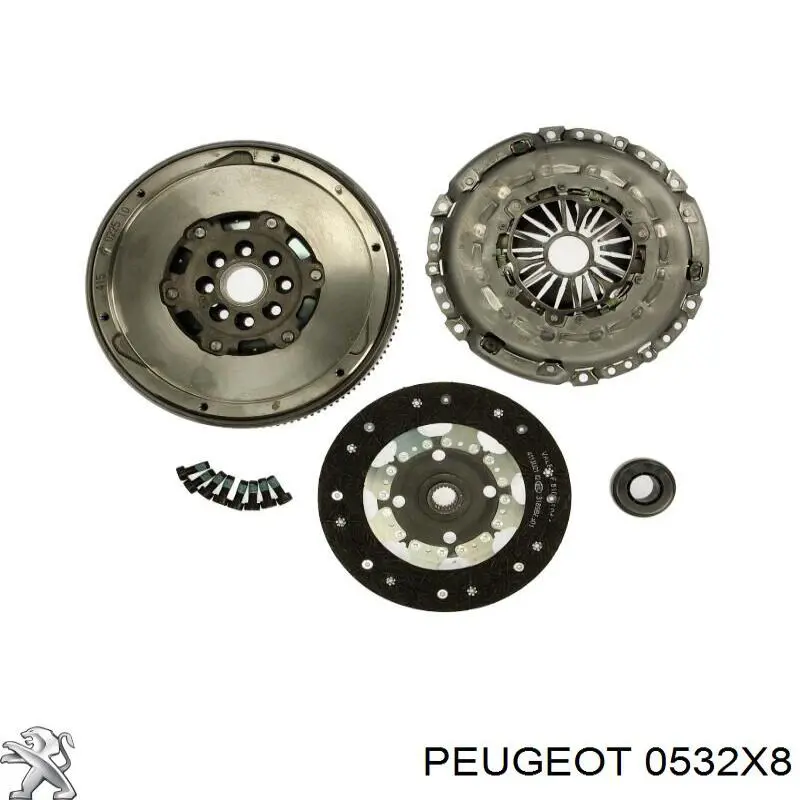 0532X8 Peugeot/Citroen маховик двигуна