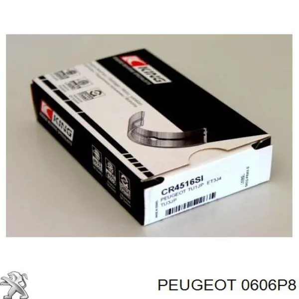 Купити 0606P8 Peugeot/Citroen Вкладиші коленвала шатунні