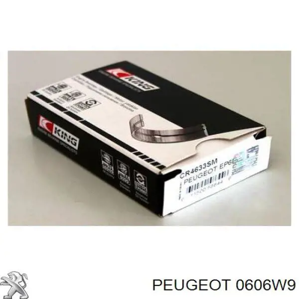 Купити 0606W9 Peugeot/Citroen Вкладиші коленвала шатунні