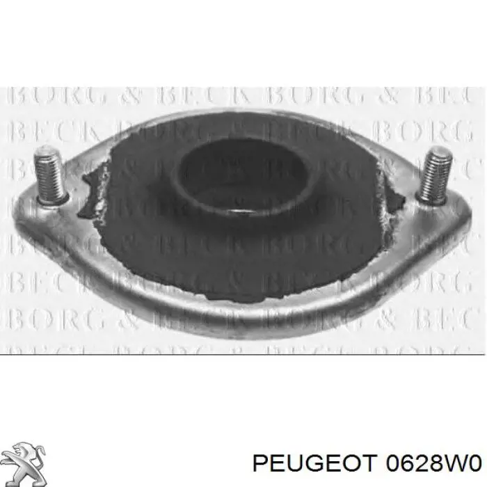 Поршень в комплекті на 1 циліндр, 2-й ремонт (+0,50) Peugeot Partner (5F) (Пежо Партнер)