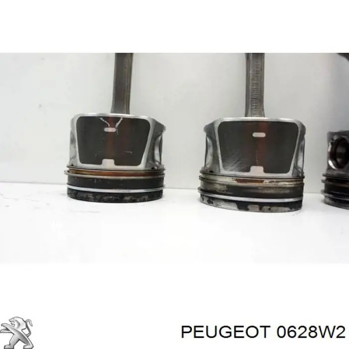 Поршень в комплекті на 1 циліндр, STD 0628W2 Peugeot/Citroen