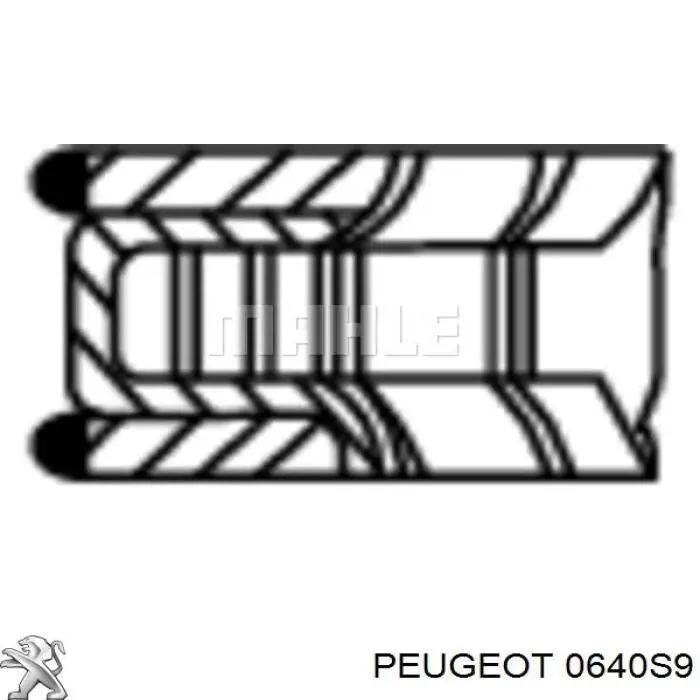 Кільця поршневі на 1 циліндр, STD. Peugeot/Citroen 0640S9 ціна, від 15.25 USD