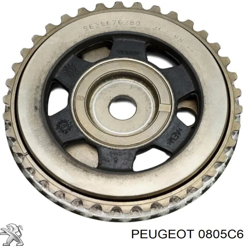 Купити 0805C6 Peugeot/Citroen Зірка-шестерня розподільного валу двигуна,випускного