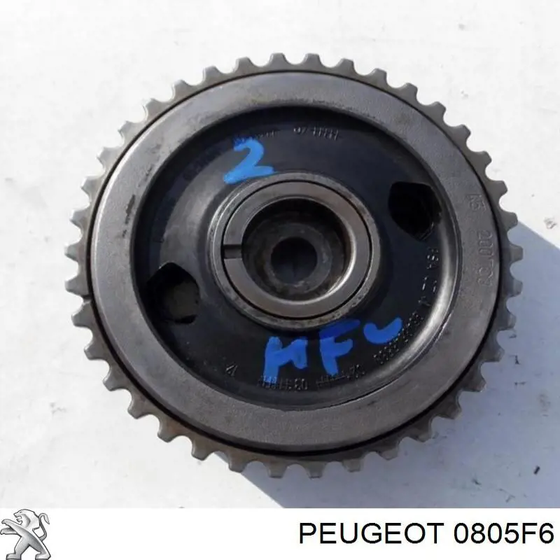 Купити 0805F6 Peugeot/Citroen Зірка-шестерня розподільного валу двигуна,випускного