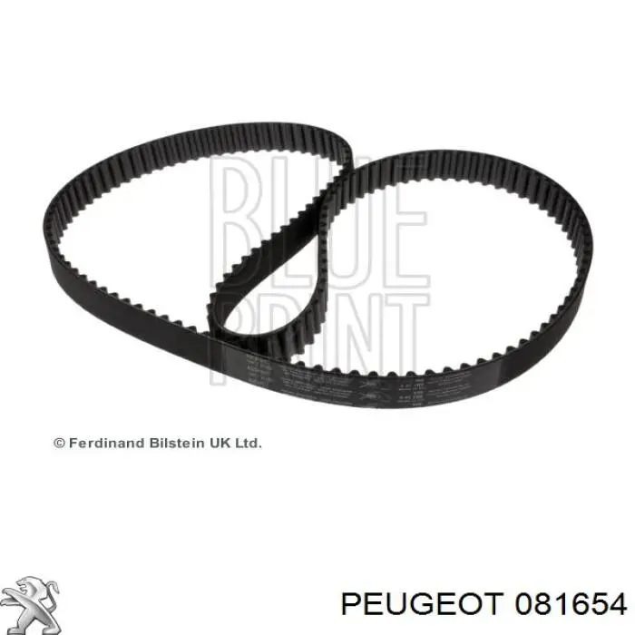 Зубчастий ремінь Peugeot/Citroen 081654 ціна, від 18.49 USD
