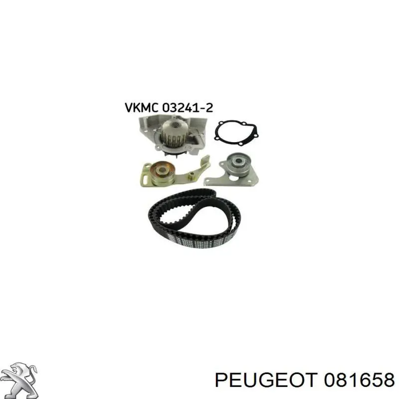 Комплект ГРМ Peugeot/Citroen 081658 ціна, від 61.94 USD