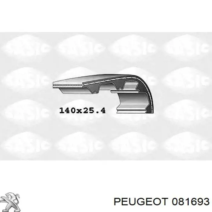 Ремінь ГРМ 081693 Peugeot/Citroen