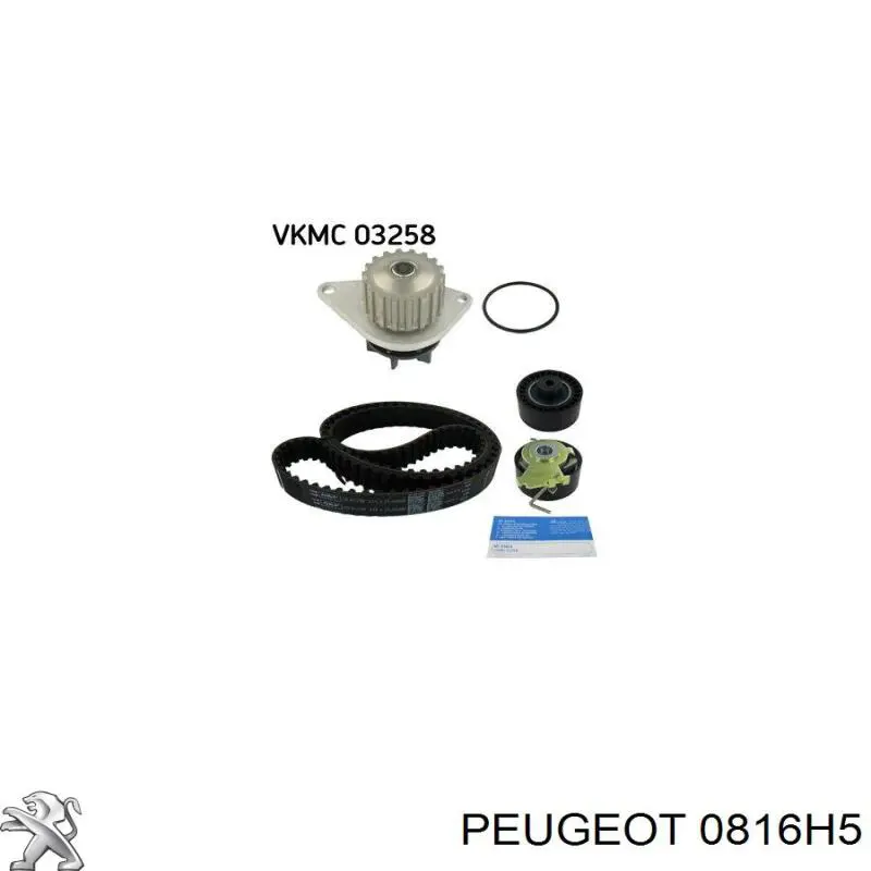 Купити 0816H5 Peugeot/Citroen Ремінь газорозподільного механізму