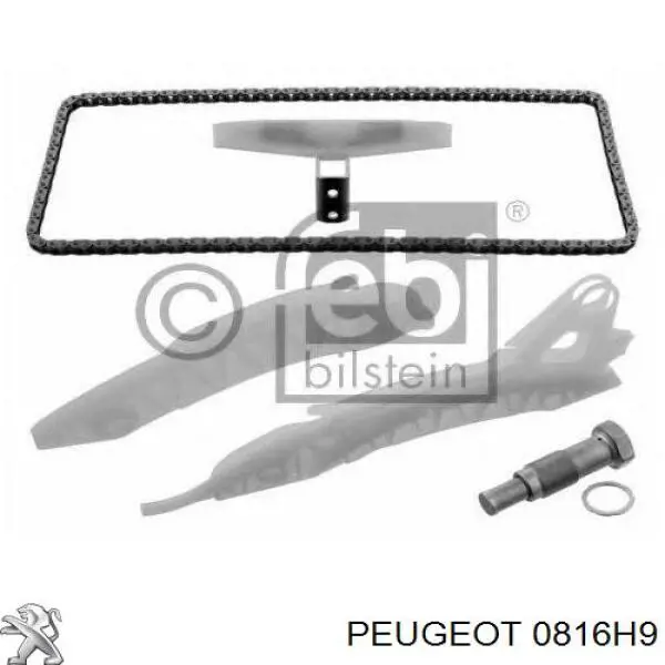 0816H9 Peugeot/Citroen ланцюг грм, комплект