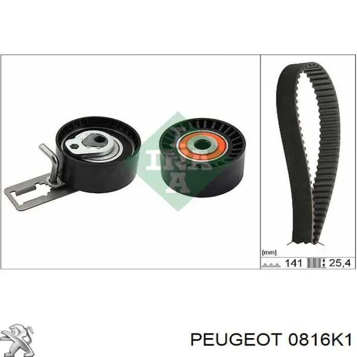 Купити 0816K1 Peugeot/Citroen Ремінь газорозподільного механізму