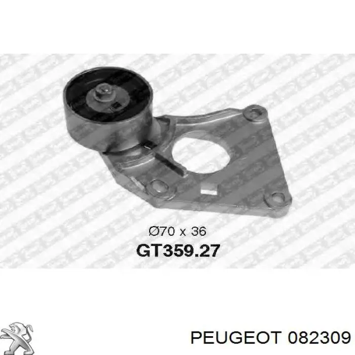 082309 Peugeot/Citroen натягувач ременя грм