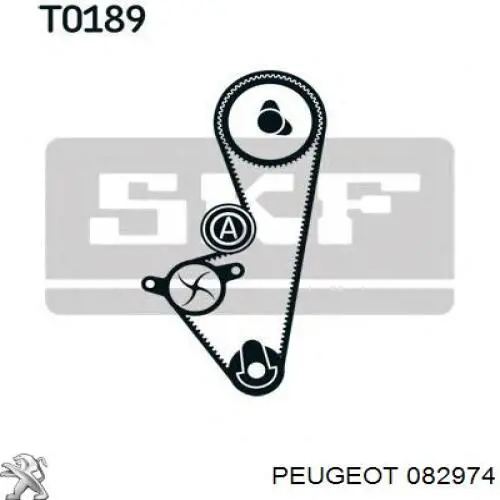 Натягувач ременя ГРМ Peugeot/Citroen 082974 ціна, від  USD