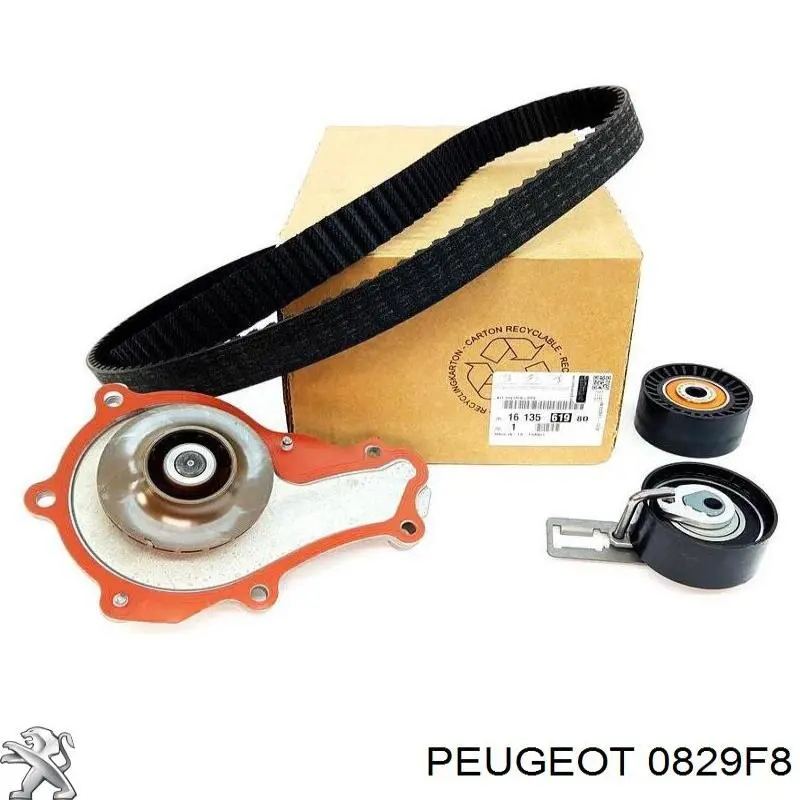 Ролик натяжителя ременя газорозподілу Peugeot/Citroen 0829F8 ціна, від 31.15 USD