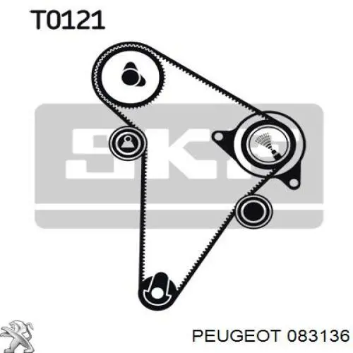 Купити 831R6 Peugeot/Citroen ГРМ ремень